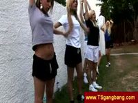 Tgirl Sex - Shemales go to exercise